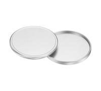PATIKIL Cache D'Objectif Métallique 43mm, Cache À Filtre Universel pour Objectif en Aluminium Boîtier De Protection Mince pour Filetage 37mm Filtre Circulaire Et Fadeur, Argenté