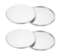 PATIKIL Cache D'objectif Métallique 67mm, 2 Pcs Cache Universel pour Filtre D'objectif en Aluminium, Boîtier De Protection Mince pour Filtre D'objectif, pour Filetage 37mm Argent