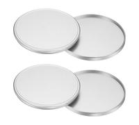 PATIKIL Cache Lentille Métallique 58mm, 2 Pcs Cache Filtre Universel pour Objectif en Aluminium, Boîtier De Protection Filtre Appareil Photo pour Filtre Circulaire Polariseur 37mm, Argent