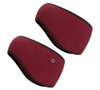 PATIKIL Cache-Oreilles En Polaire, 2 Pièces Cache-Oreilles Élastique Hiver Bandeau De Sport Essentiel Pour Jogging Marche Ski, Bordeau