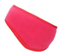 PATIKIL Cache-Oreilles Polaire, Bandeau Chaud Élastique Pour Courir En Hiver Accessoire Extérieur Essentiel Pour Jogging Marche Ski Cyclisme, Rose Red