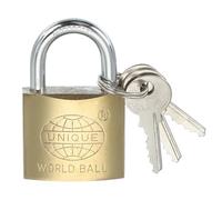 PATIKIL Cadenas en acier inoxydable 2.3" Cadenas à anse longue | 1 pièce ifférente avec 3 clés, Résistant aux intempéries pour casier de gymnase Portail Clôture Extérieur Intérieur