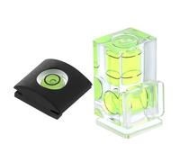PATIKIL Camera Level Hot Shoe Cover Set With 2 Axis Bubble Level For Nikon