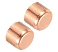 PATIKIL Capuchon de Tuyaux Cuivre 2pcs, Bouchons d'Extrémité de Raccord, Embouts de Tuyau pour Soudage Raccordements de Plomberie Tube Climatisation, 19.07x17mm (Diametre x Hauteur)