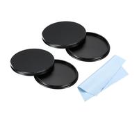 PATIKIL Capuchon D'Objectif 46mm 2 Pcs Capuchon De Protection Avant en Métal Universel pour Pile Filtres D'Objectif D'Appareil Photo avec Chiffon Nettoyage pour Filtre Photographique