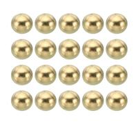 PATIKIL Capuchon Écrous Bouton Laiton, M5x0,8 Filetage 10mm 20 Pcs | Boule Lampe Décoratif Vis Bouchons Écrou Couvercle Écrou pour Mobilier Éclairage ou DIY Projet