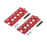 PATIKIL Carte D'Extension M2 NVME SSD Adaptateur De Transfert 2230 2242 2260 2280, 2Pcs Adaptateur D'Extension M.2 Changement vers Taille Longue avec Tournevis pour Maison, Rouge
