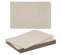 PATIKIL Carton de Reliure 0,04"x7"x5", Lot de 20 Feuilles de Carton pour Reliure de Livres, Fournitures de Reliure de Livres, Gris