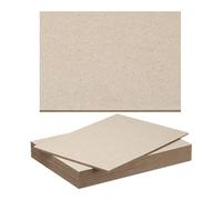 PATIKIL Carton de Reliure 0,1"x7"x5", Lot de 10 Feuilles de Carton pour Reliure de Livres, Fournitures de Reliure de Livres, Gris