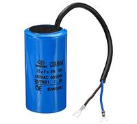 PATIKIL CBB60 25uF Condensateur de Démarrage, AC 450V 2 Fils 50/60Hz Cylindre 90x50mm pour Moteur de Compresseur d'Air, Machines à Laver, Démarreur de Moteur de Réfrigérateur