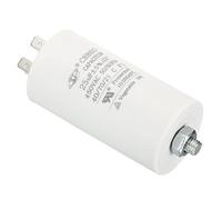 PATIKIL CBB60 25uF Condensateur de Démarrage, AC 450V 4 Broches 50/60Hz Cylindre Fond avec Vis 75x40mm Condensateur Marche pour Compresseur d'Air, Moteur de Machine de Nettoyage Étoile