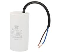 PATIKIL CBB60 45uf Fonctionnement Condensateur,1pcs AC 450V 2 Fils 50/60HZ Cylindre 97x48mm pour Eau Pompes, Lavage Machines Moteur Démarrage