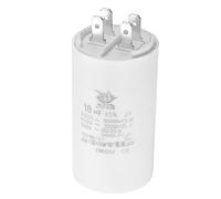 PATIKIL CBB60 Condensateur de course 18 uf, AC 450 V 4 broches 50/60 Hz double insert pour climatisation, pompe à eau, moteur de ventilateur, étoile 72 x 40 mm
