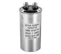 PATIKIL Cbb65 30+5Uf Fonctionner Condensateur, 30+5Mfd 1pcs Ac 450V Aluminium Coffret avec 3 Terminal pour Air Climatiseur Compresseur Moteur Chauffage Pompe Condenseur,1.95 X 3.9pouce