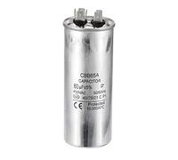PATIKIL Cbb65 60Uf Fonctionner Condensateur, 60Mfd 1pcs Ac 450V 6 Broches Aluminium Boîtier Moteur Démarage Condensateur pour Air Climatiseur Compresseur Moteur,1.95 X 4.88pouce