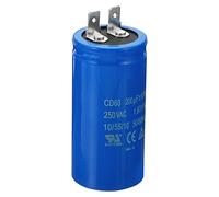 PATIKIL Cd60 Fonctionner Condensateur, 200Uf/Mfd 250VAC 15% Tolérance 50/60Hz Moteur Démarrage Condensateur pour Air Compresseur Moteur Démarrage Execution