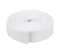 PATIKIL Ceinture de classement colorée de Taekwondo 1,6" x9,8 Pieds 3 m, Ceinture de Judo Karaté en Polyester pour Enseignement de l'Entraîneur, Blanc