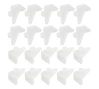 PATIKIL Chevilles de Support d'Étagère 0,2", 30Pcs Broches de Support d'Étagère en Plastique Pp, Supports d'Étagère pour Armoire, Placard, Bibliothèque, Placard et Vitrine en Verre, Blanc