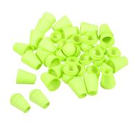 PATIKIL Cloche Extrémité Bouchon 50Pcs Cordon Corde Verrou pour Cordon Serrage Sac Clair Vert
