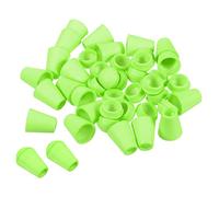 PATIKIL Cloche Extrémité Bouchon 50Pcs Cordon Corde Verrou pour Cordon Serrage Sac Vert