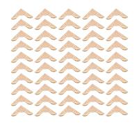 PATIKIL Coins de Livre en Métal de 23 mm, Lot de 50 Coins de Photo, Protecteurs de Coins de Livre en Métal Rétro Décoratifs pour Création de Scrapbooks, Albums Photo, Couleur Or Rose