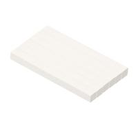 PATIKIL Compressé Charbon Bâtons, 6 Paquet Art Fournitures Croquis Carré Bâton pour Dessin Esquisse Ombrage Peinture, Blanc