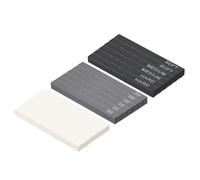 PATIKIL Compressé Charbon Bâtons Ensemble, 3 Type Art Fournitures Croquis Carré Bâton pour Dessin Esquisse Ombrage Peinture, Noir Blanc