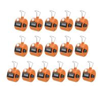 PATIKIL Compteur Clics, 16 Pièces 4 Chiffres Compteur Clics Mécanique Portable pour Coaching Tricot, Golf, Tours, Pêche, Orange