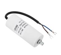 PATIKIL Condensateur De Démarrage Cbb60 De 25Uf, Ac 450V, Bornes En Forme De U, Fils De Connexion, 50/60Hz, Cylindre Avec Vis M8 Pour Machine Laver, Pompe Nettoyage, Moteur Étoile