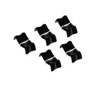 PATIKIL Console Mélangeur Curseur Chargeur Bouton Capuchon Sensible Toucher Glissière Insert Arbre 27x13x10mm ABS Noir pour Potentiomètre Paquet de 5