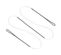 PATIKIL Corde d'arc Recurve, Corde d'arc de Remplacement 14 Brins pour Arc Long pour Équipement de Tir à l'arc Universel, Blanc AMO 48" (Réel 44")