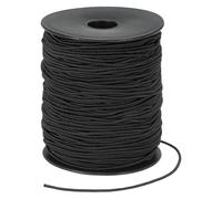 PATIKIL Corde Élastique Extensible pour Bracelets 109 Verges / 100m, Fil Élastique 1.5mm pour Fabrication De Bijoux, Colliers, Perles Et Bricolage DIY, Noir