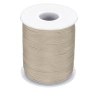 PATIKIL Corde en Nylon 1mm x 109 Yards, Fil en Nylon Tressé pour Bracelets Noeuds Chinois pour Fabrication De Bijoux Colliers Chimes À Vent, Kaki