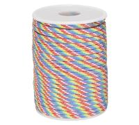 PATIKIL Corde Paracord 330lb, 4mm 7 Brins Bobine de Corde pour Tente Camping, Hamac, Randonnée, Pêche, Bracelet de Survie, Projets DIY, Couleur Arc-en-Ciel, 30m