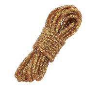 PATIKIL Cordon â Paillettes 5,5 Yard 6mm Tube Paillettes Strass Or Foncé