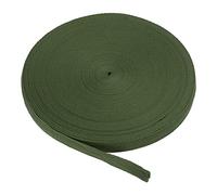 PATIKIL Coton Sergé Ruban 5/8 Pouce 50Yards Coton Ruban Liaison Biais Ruban Chevron Ruban pour Couture Liaison Cadeau Enveloppe Artisanat Bricolage Vert d'herbe