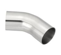PATIKIL Coude à 45 degrés Coude de tuyau d'échappement de 2 1/2 pouces OD | 1 pièce, Coude de mandrin de tuyau d'intercooler, tube de raccord de Coude HVAC, rampe d'escalier