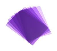 PATIKIL Couvertures de Reliure en PVC Transparent de 20 Mil, 20 Pcs Protecteur de Vue Avant, Format Lettre A4 Non Perforé Pour La Présentation, Rapport, Papier, Violet Semi-Transparent