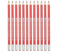 PATIKIL Crayon aquarelle, 12 crayons solubles pour mélanger, colorier, dessiner, peindre, rouge vif