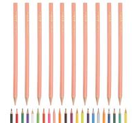 PATIKIL Crayons De Couleur, Crayons De Dessin Beige À Mines À Base D'Huile Fournitures Scrapbook Artistique Pour Livres Coloriage Pour Adultes Artistes Débutants Dessin Esquisse, 10 Pcs