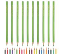 PATIKIL Crayons De Couleur, Crayons De Dessin Vert Herbe Avec Mines À Base D'huile Fournitures De Scrapbook Pour Livres Artistes Débutants Dessin Esquisse, 10 Pcs