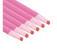 PATIKIL Crayons Gras À Pelure Marqueurs Chine, 6 Pack Crayons Cire Bois Pour Verre Vêtements Dessin Film Papier Vinyle Métal, Rose