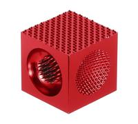 PATIKIL Cube Billiard Pool Cue Tip Repair Tool, Outil 5-en-1 pour Queue De Billard Shaper/Aerator/Scuffer/Burnisher/Accessoires pour Queue De Billard, Rouge