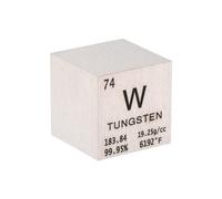PATIKIL Cube de Tungstène Métal Élément Haute Densité Bloc de Magnésium Périodique Pure pour Collections d'Éléments Expérience Scientifique en Laboratoire pour Enseignants, 25,4 mm
