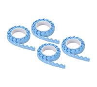 PATIKIL Dentelle Ruban Auto-adhésif Dentelle Film, 4 Rouleaux Coton Masquage Autocollant pour Détail Accent Mur orner Art, Ciel Bleu