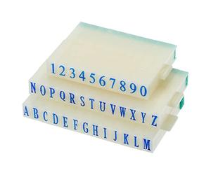 PATIKIL Détachable Numéro Lettre Tampon 9+26 Numérique 0-9 Alphabet A-Z | Plastique Dimension Caractères Chiffres 5 Combination Ensemble pour Carte Scrapbook Enseignement