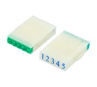 PATIKIL Détachable Numéro Tampon, Plastique 9 Chiffres Dimension Caractères 5 Numérique 0-9 Combination Ensemble pour Carte Scrapbook Enseignement