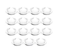 PATIKIL Diamètre 25mm Lentille Plate Convexe,15 Pcs Hauteur 8mm PMMA Acrylique LED Optique Lentille Convexe Condenseur Avec Bord Pour Lampe Torche Voiture Vélo Phare Projecteur,Transparent