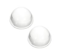 PATIKIL Diamètre 38mm Lentille Convexe Plate, 2 Pcs Hauteur 15mm Verre Borosilicate Haut LED Optique Convexe Lentille Condenseur Avec Bord Voiture Vélo Phare Projecteur, Transparent 2.2mm