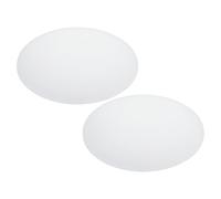 PATIKIL Diffuseur D'Abat-Jour de 10,5" de Diamètre, 2 Pièces de Feuille Diffuseur Ronde de 1,7 mm D'Épaisseur pour Abat-Jour de Tambour, Blanc Translucide